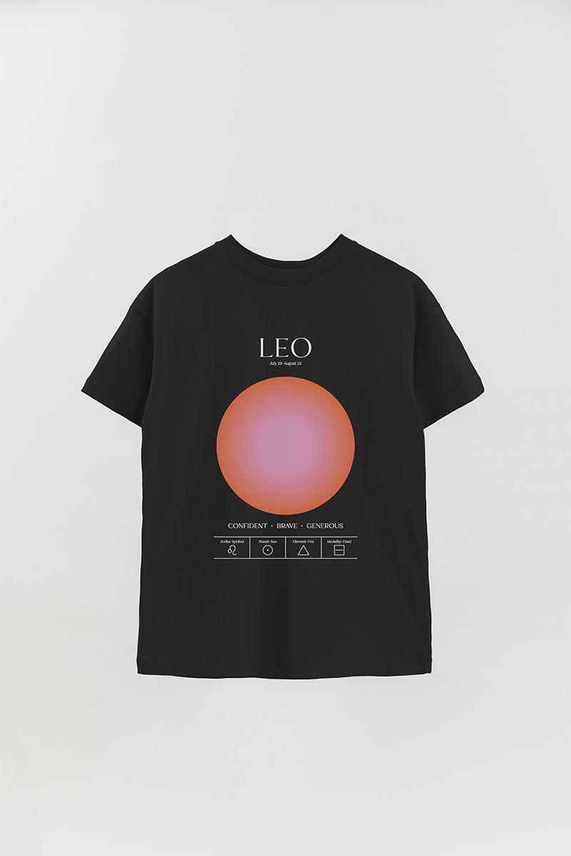 REMERA OVER ESTAMPADA UNISEX PST LEO