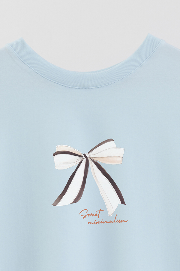REMERA CROP ESTAMPADA COASTAL SWEET MINIMALISM