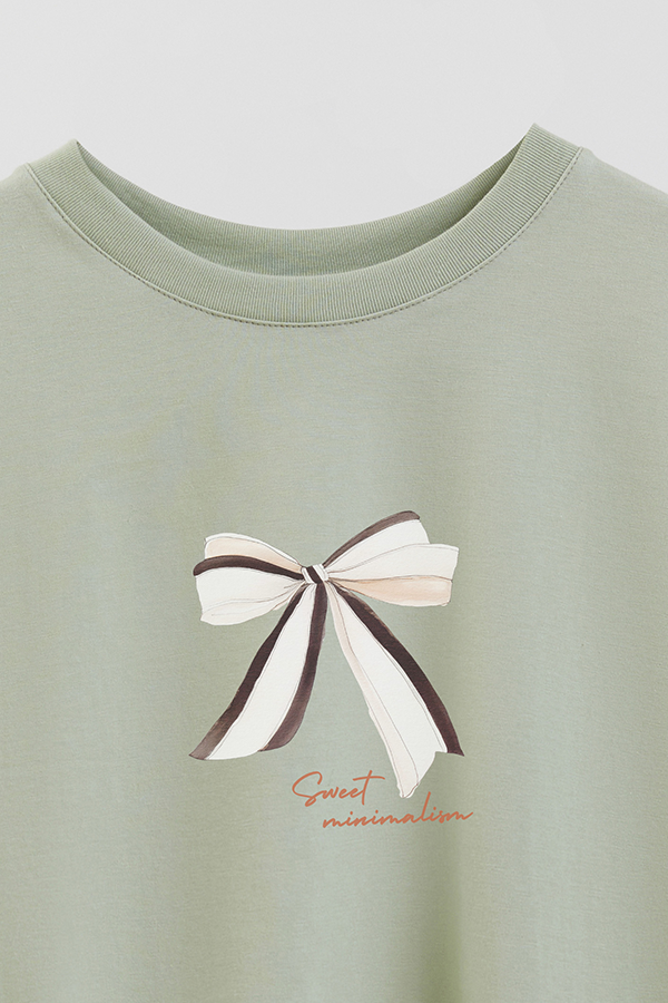 REMERA CROP ESTAMPADA COASTAL SWEET MINIMALISM