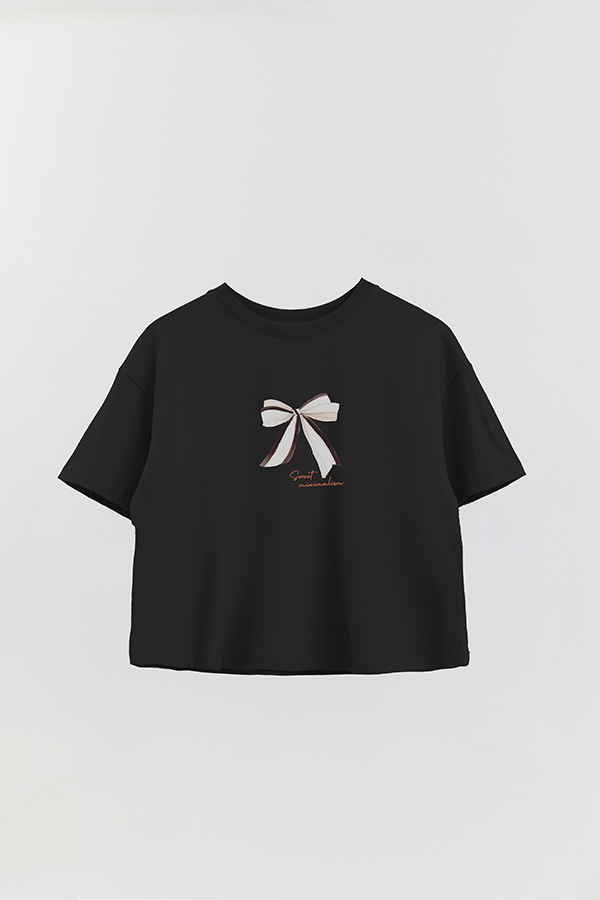 REMERA CROP ESTAMPADA COASTAL SWEET MINIMALISM
