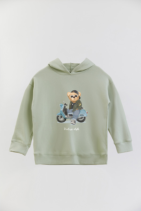 HOODIE RUSTICO KIDS TEDDY VINTAGE