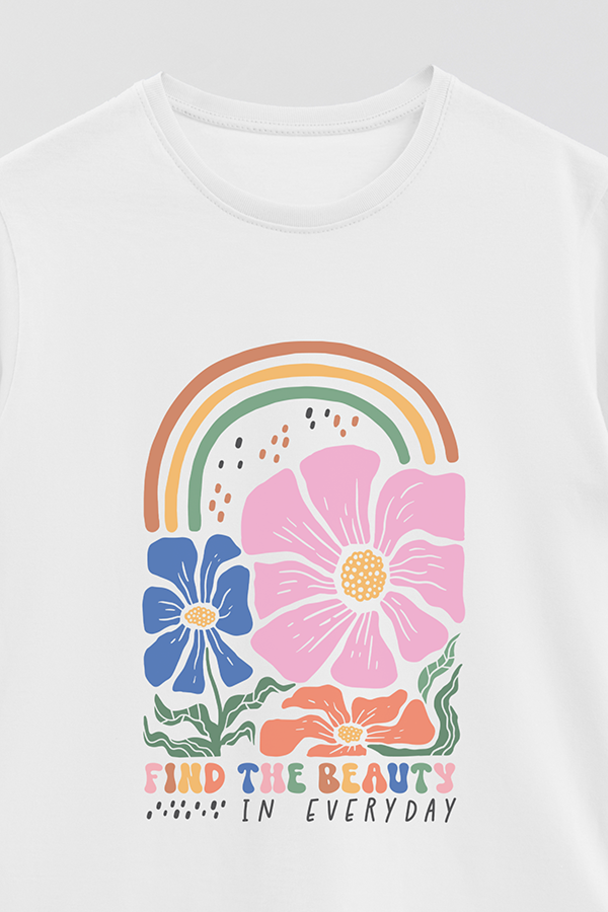 REMERA BASICA ESTAMPADA BO FIND THE BEAUTY