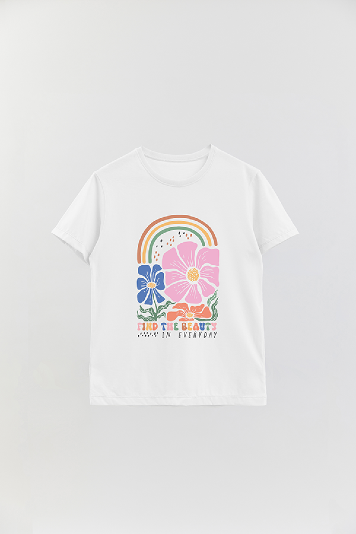 REMERA BASICA ESTAMPADA BO FIND THE BEAUTY