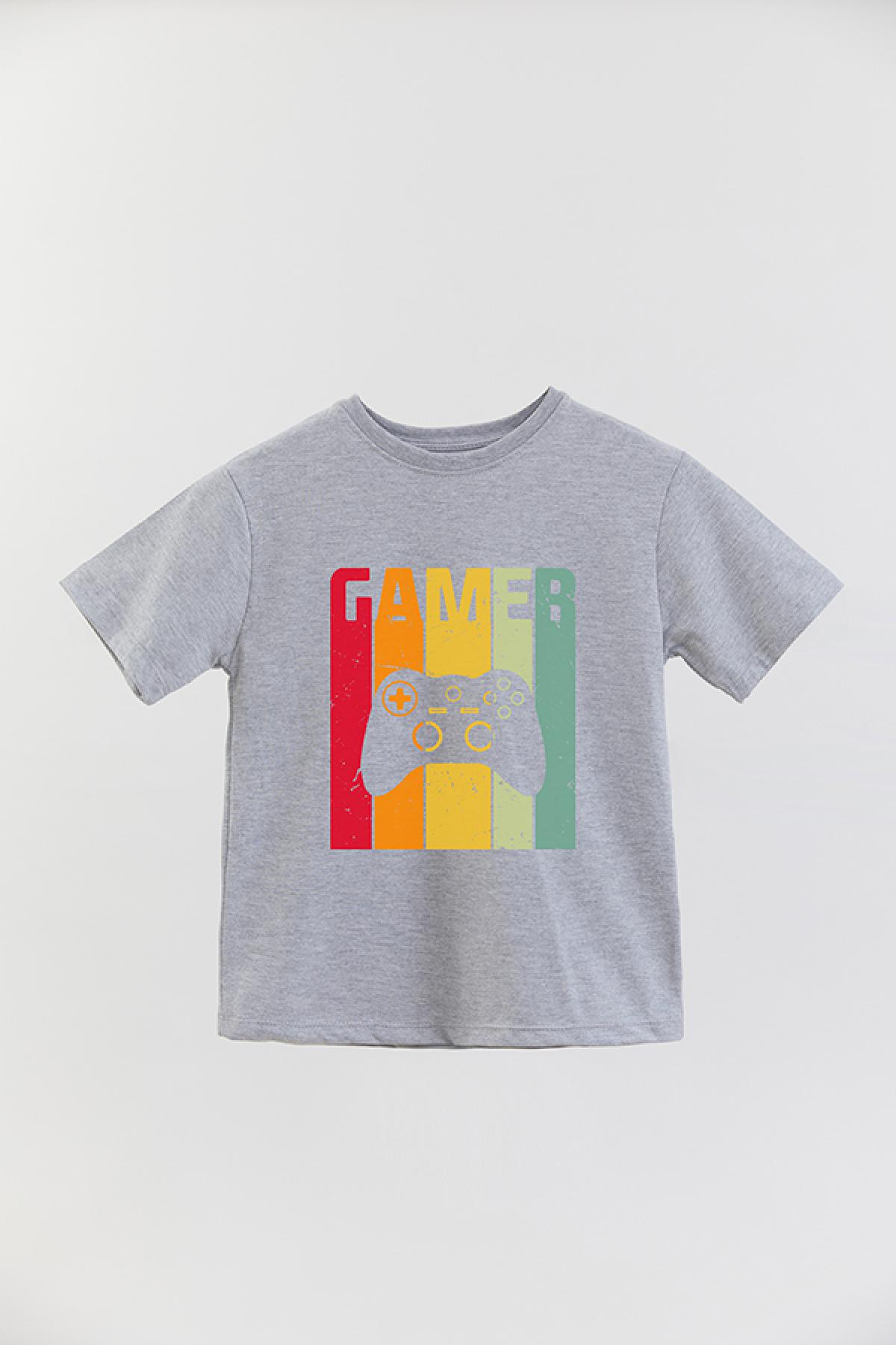 REMERA BASIC BOY GM GAMER VINTAGE