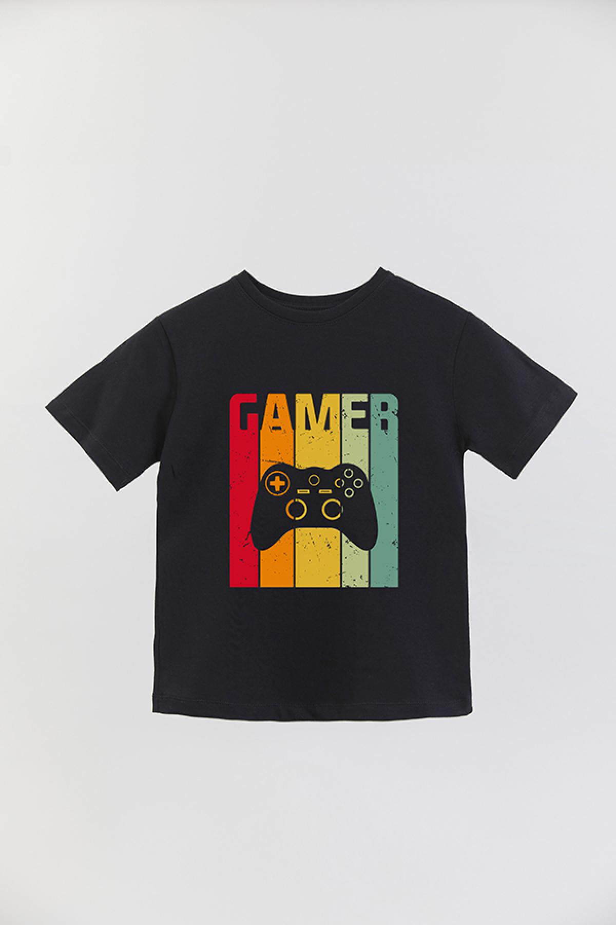REMERA BASIC BOY GM GAMER VINTAGE
