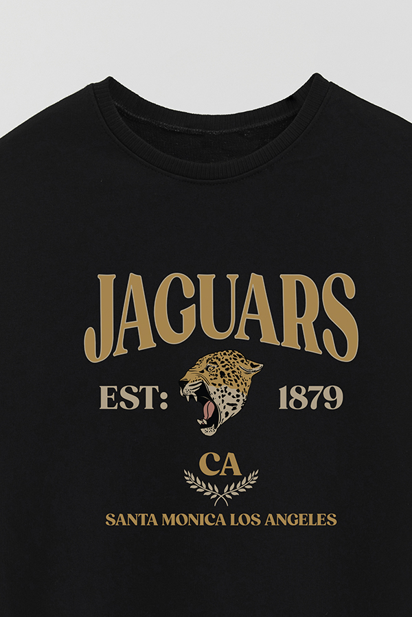 BUZO CREWNECK RUSTICO VARSITY GIRL JAGUARS