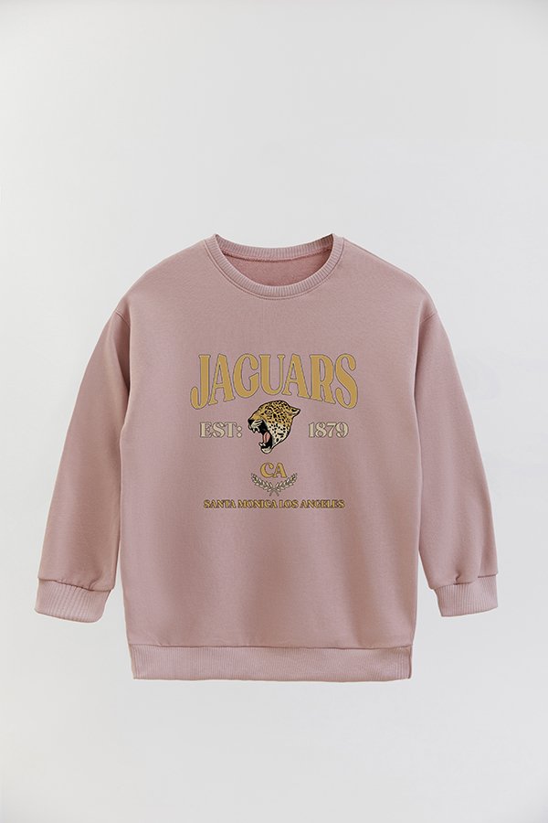BUZO CREWNECK RUSTICO VARSITY GIRL JAGUARS