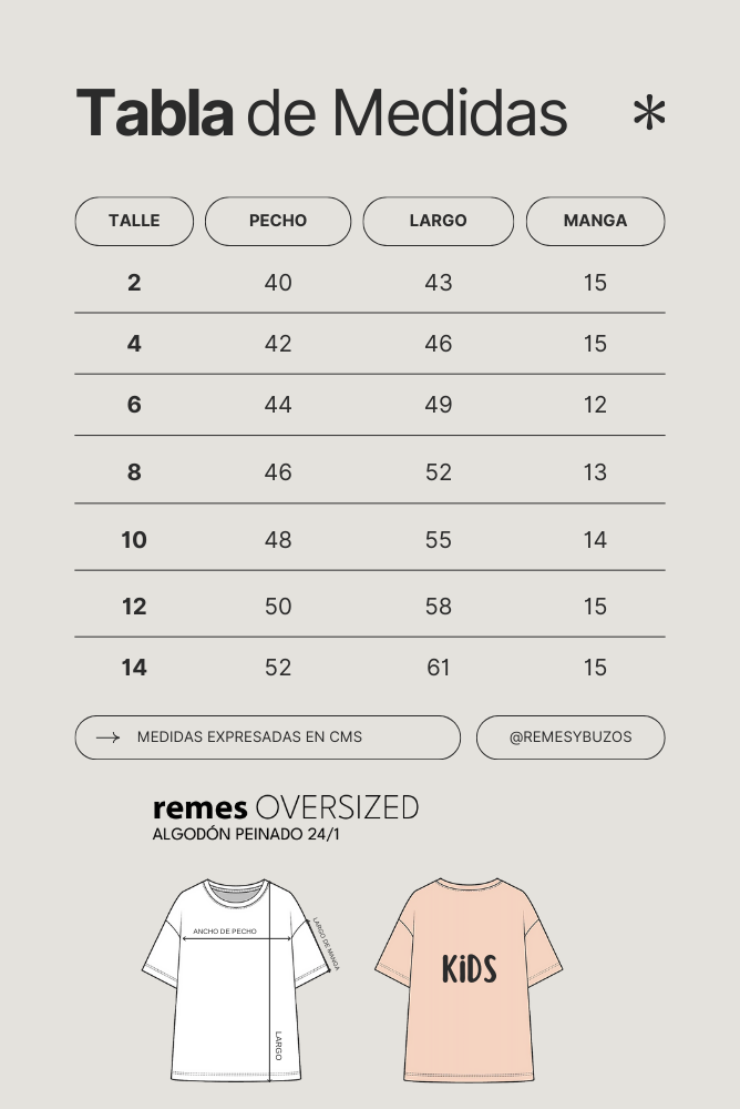 REMERA GB OVERSIZE STANDING STILL