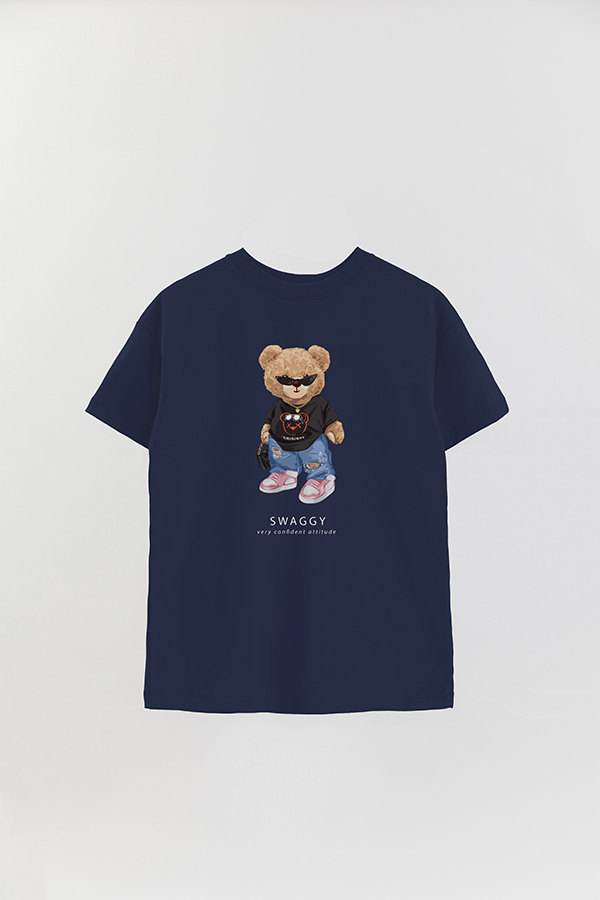 REMERA OVER ESTAMPADA UNISEX TEDDY SWAGGY