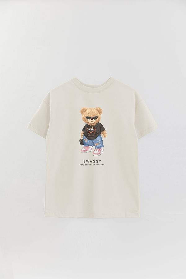 REMERA OVER ESTAMPADA UNISEX TEDDY SWAGGY