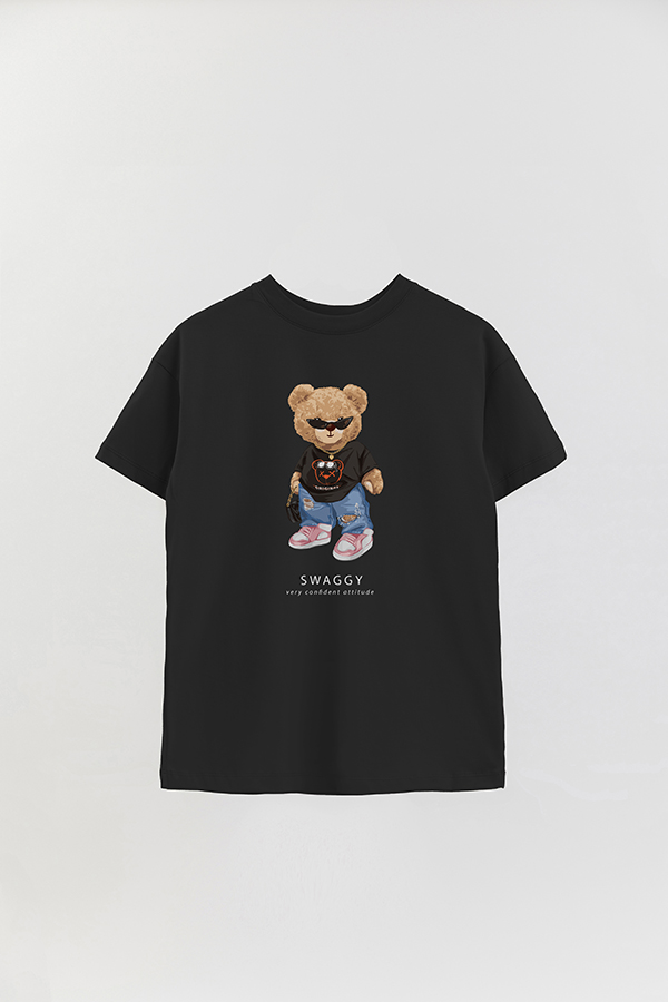 REMERA OVER ESTAMPADA UNISEX TEDDY SWAGGY