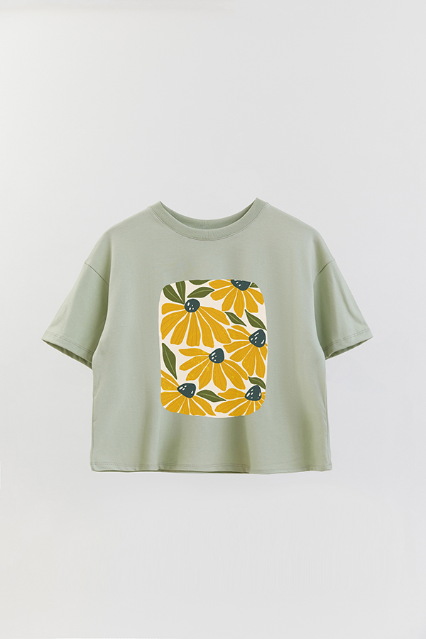 REMERA CROP ESTAMPADA ART 172