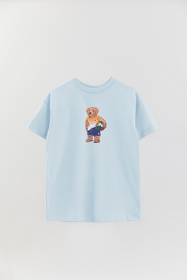REMERA OVER ESTAMPADA UNISEX BEAR BEACH