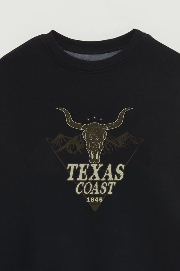 BUZO CREWNECK ESTAMPADO WESTERN TEXAS COAST