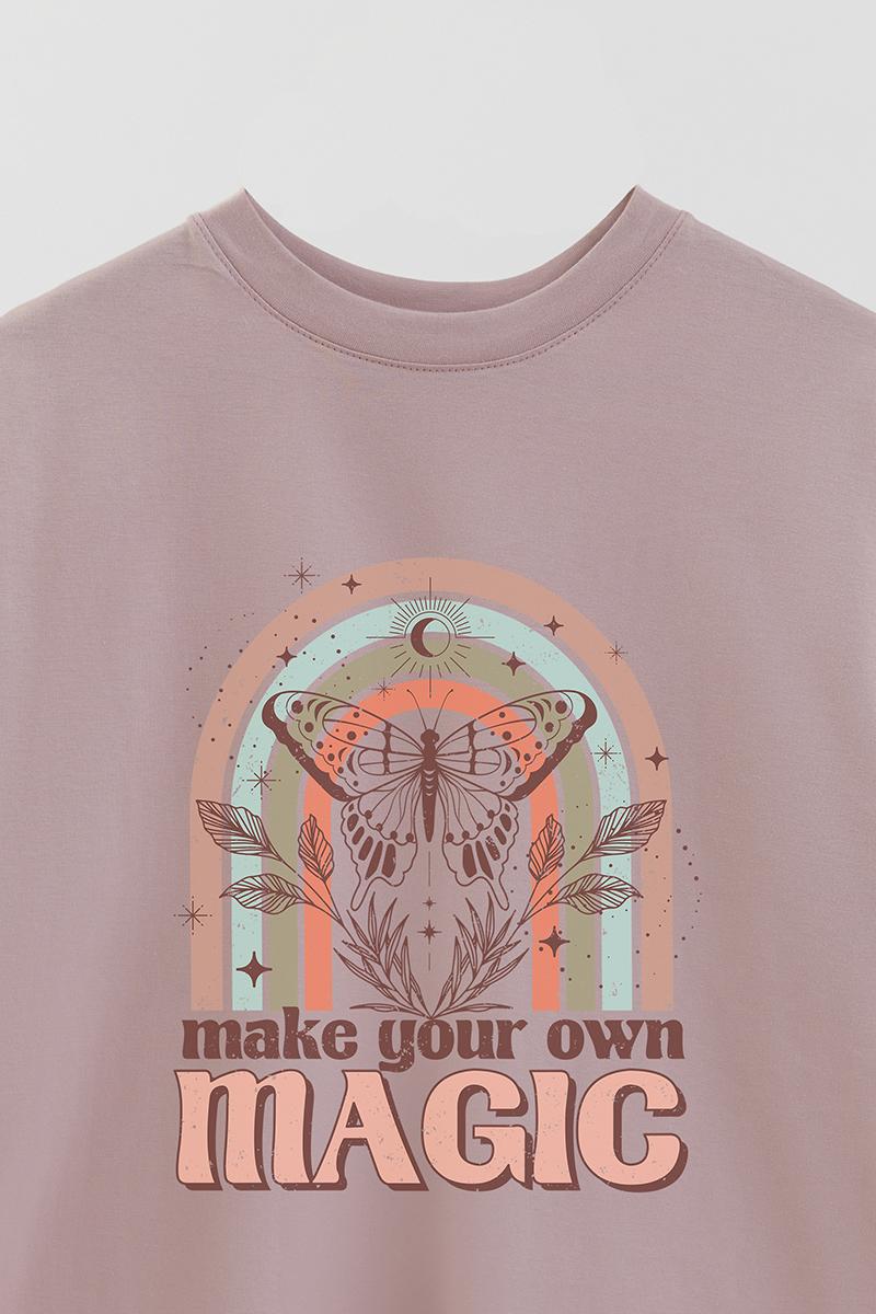 REMERA OVER ESTAMPADA MST MAKE YOUR OWN MAGIC