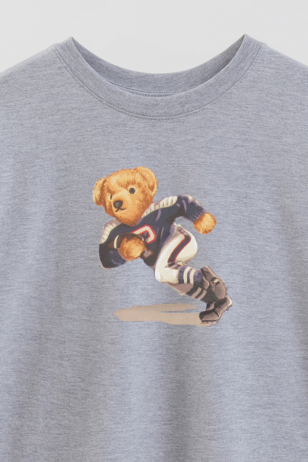 REMERA OVER ESTAMPADA UNISEX BEAR RUGBY BEAR