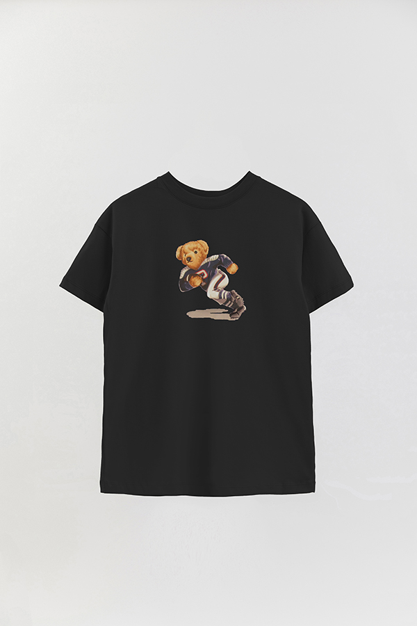 REMERA OVER ESTAMPADA UNISEX BEAR RUGBY BEAR
