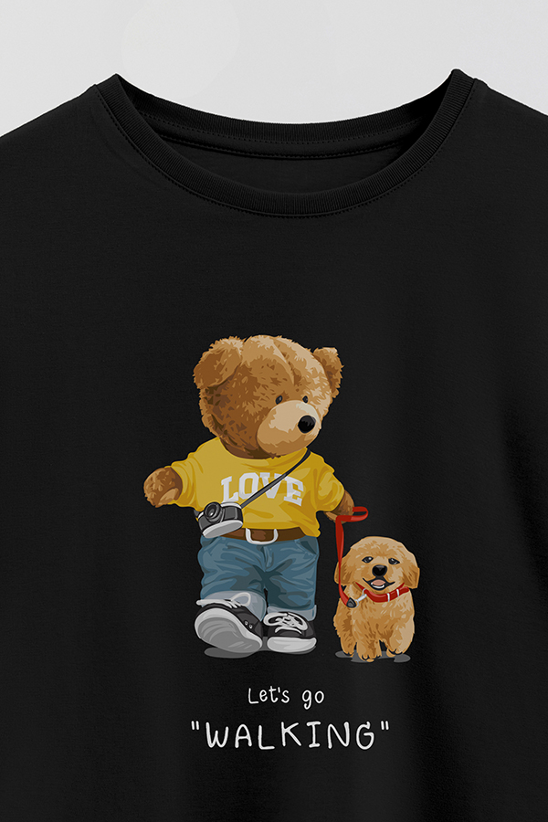 REMERA GB OVERSIZE TEDDY WALKING