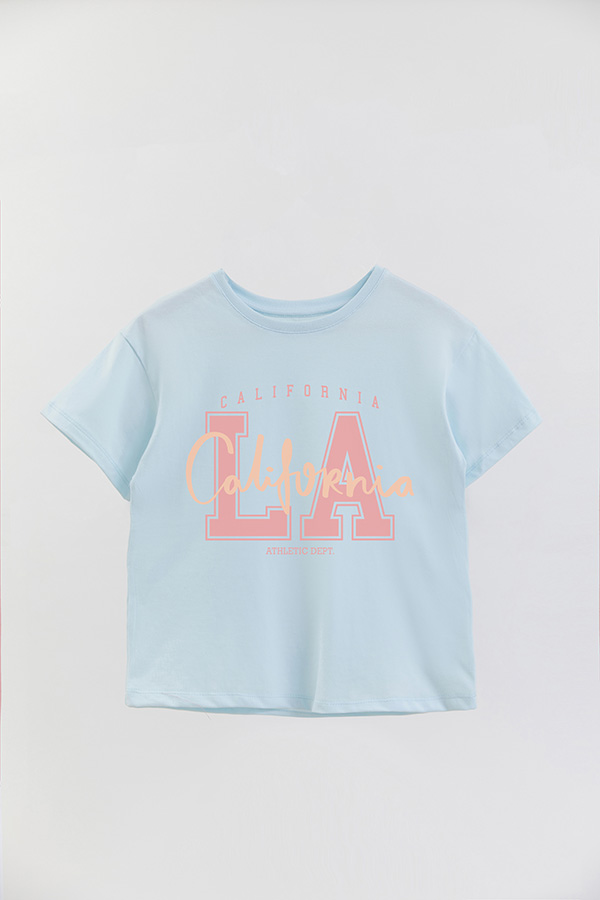 REMERA GIRL OVER LA CALIFORNIA