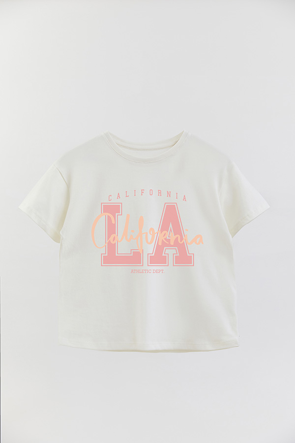 REMERA GIRL OVER LA CALIFORNIA