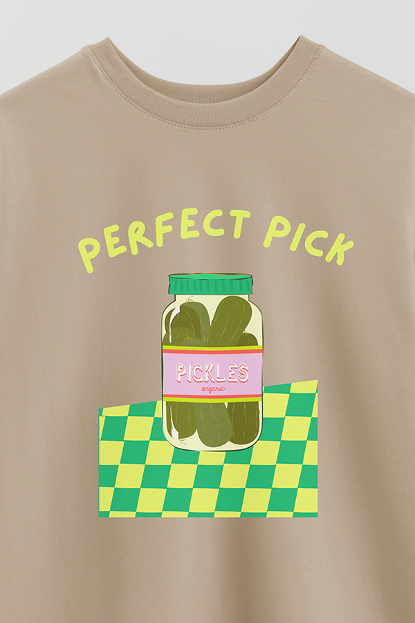 REMERA OVER ESTAMPADA PERFECT PICK