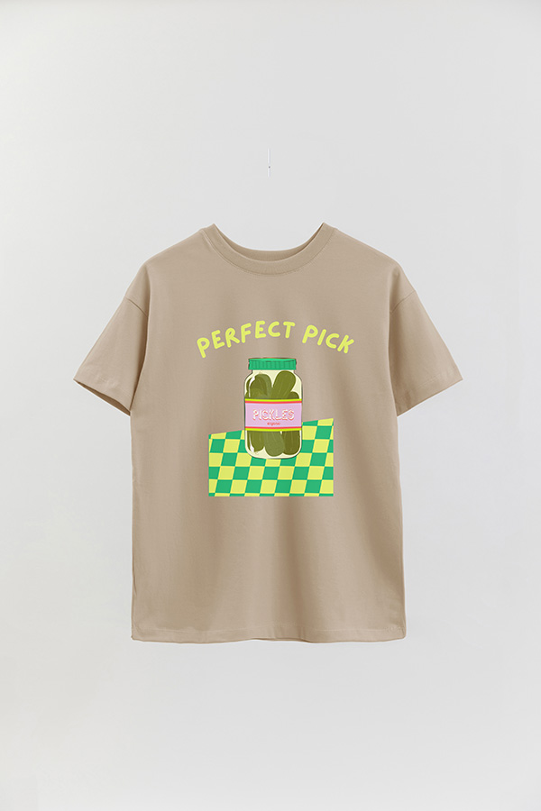 REMERA OVER ESTAMPADA PERFECT PICK