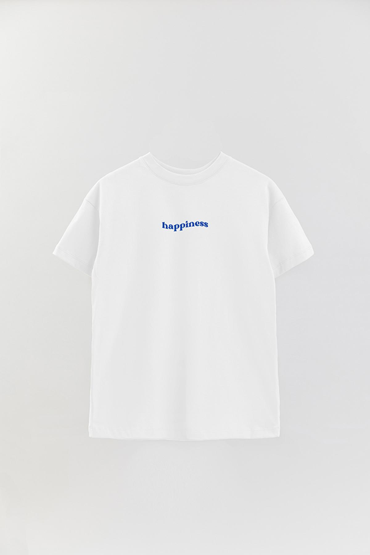 REMERA OVER ESTAMPADA WCV HAPPINESS