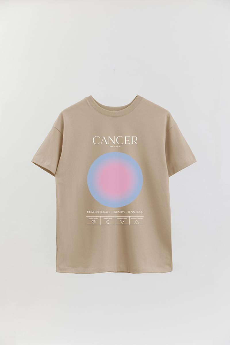REMERA OVER ESTAMPADA UNISEX PST CANCER