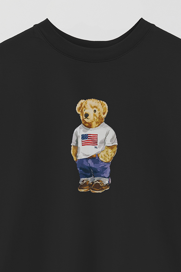 REMERA OVER ESTAMPADA UNISEX BEAR USA TSHIRT