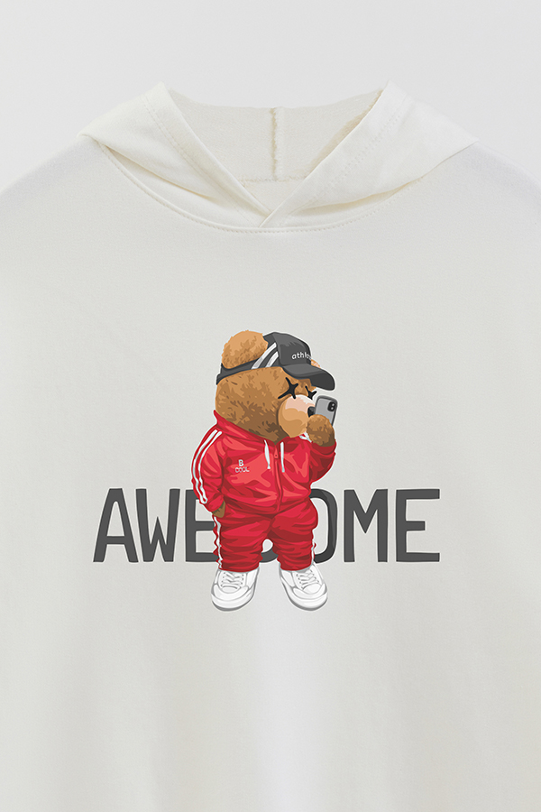 HOODIE RUSTICO KID TEDDY BE COOL