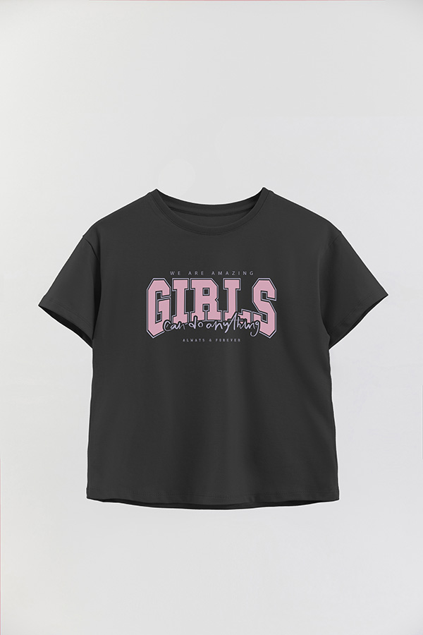 REMERA GIRL OVER GIRLS CAN DO ANYTHING