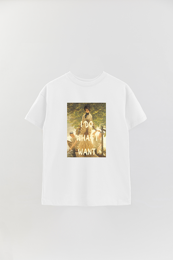 REMERA OVER ESTAMPADA ART COLLECTION 112 I DO WHAT I WANT