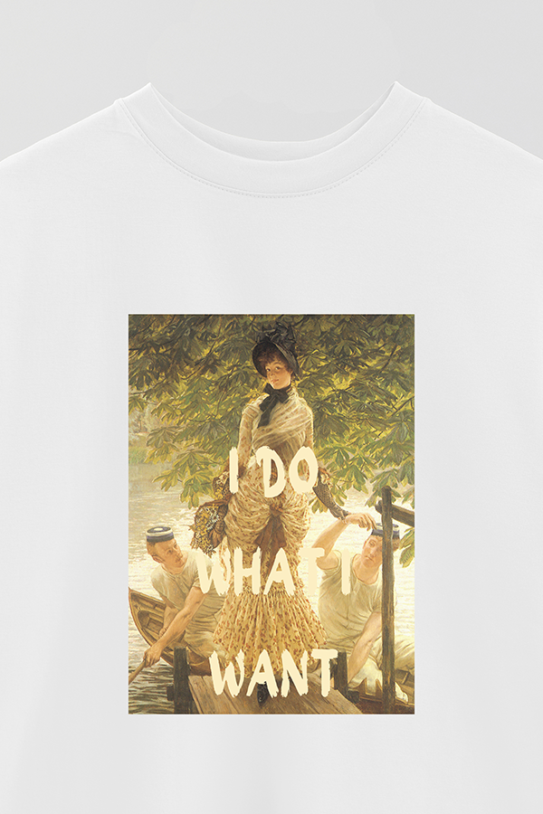 REMERA OVER ESTAMPADA ART COLLECTION 112 I DO WHAT I WANT