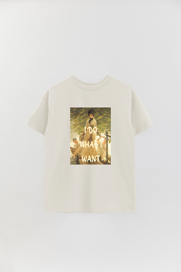 REMERA OVER ESTAMPADA ART COLLECTION 112 I DO WHAT I WANT