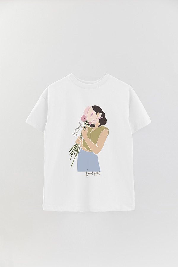 REMERA OVER ESTAMPADA LOUD SOUL