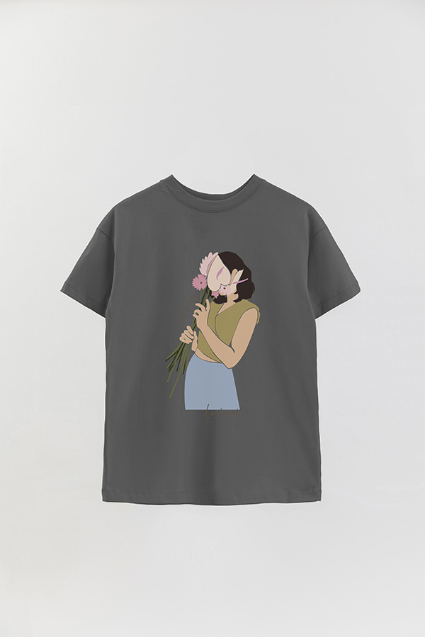 REMERA OVER ESTAMPADA LOUD SOUL