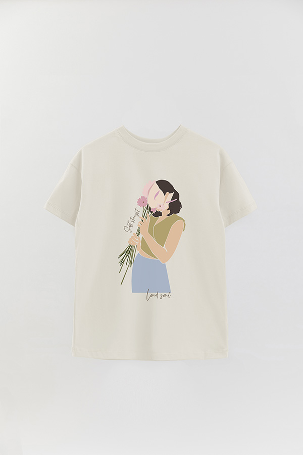 REMERA OVER ESTAMPADA LOUD SOUL