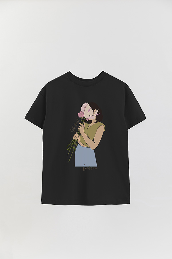 REMERA OVER ESTAMPADA LOUD SOUL