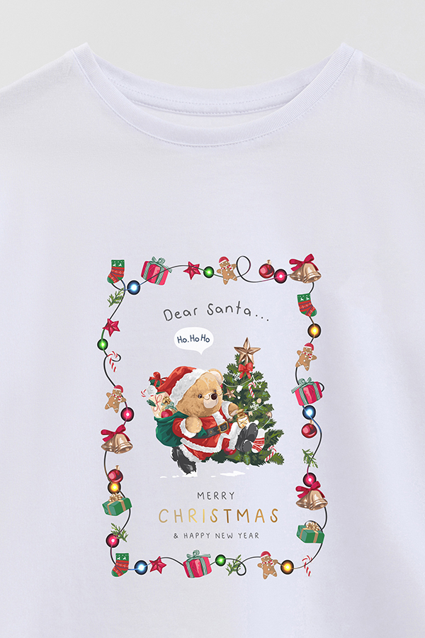 REMERA GIRL OVER TEDDY XMAS 5