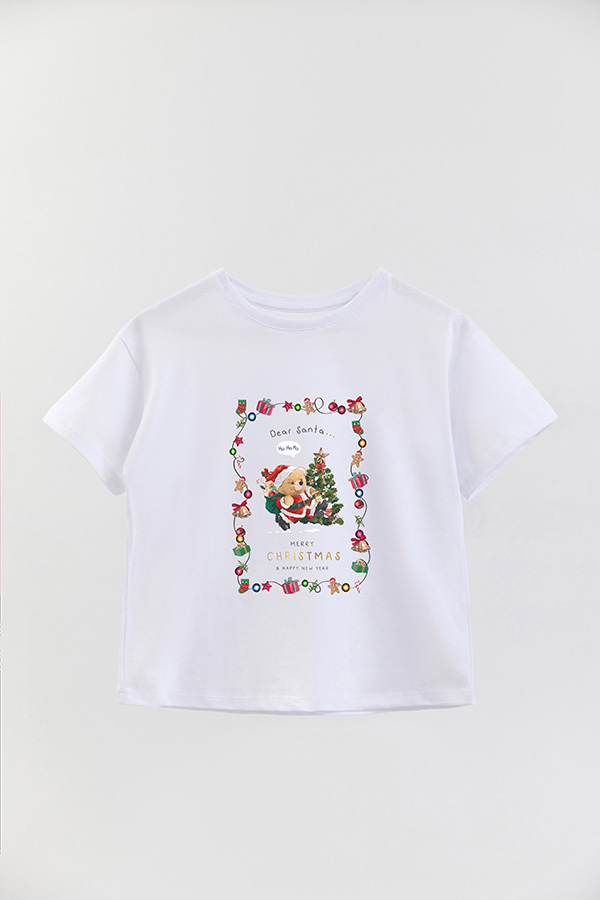 REMERA GIRL OVER TEDDY XMAS 5