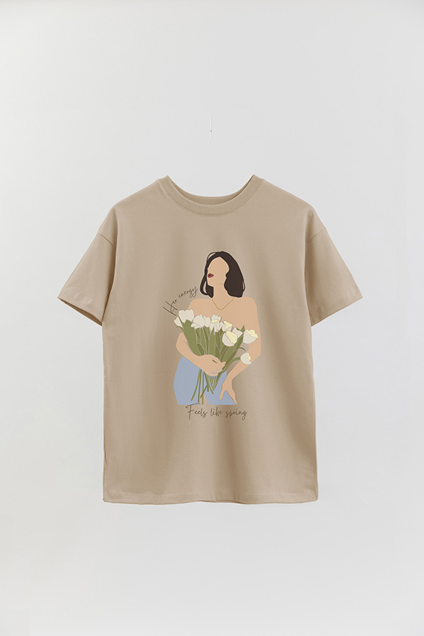 REMERA OVER ESTAMPADA HER ENERGY