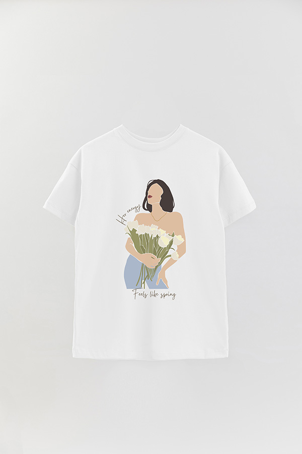 REMERA OVER ESTAMPADA HER ENERGY