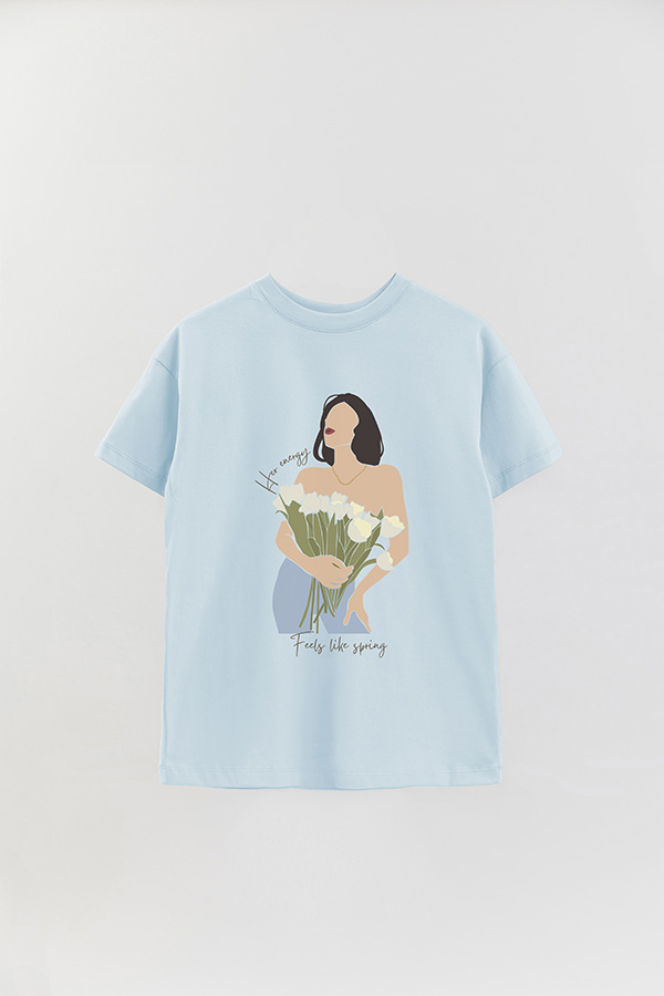 REMERA OVER ESTAMPADA HER ENERGY