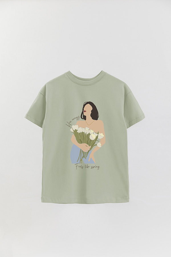 REMERA OVER ESTAMPADA HER ENERGY