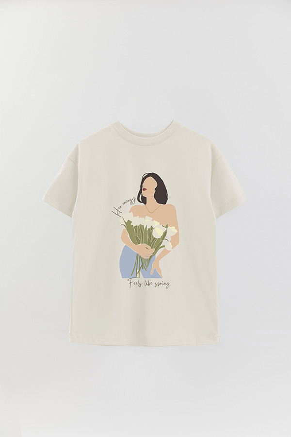 REMERA OVER ESTAMPADA HER ENERGY