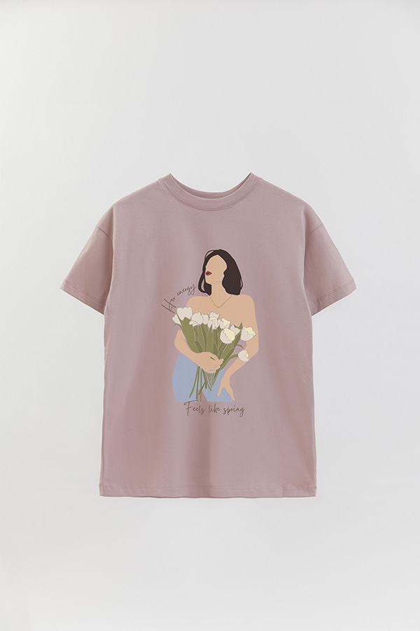 REMERA OVER ESTAMPADA HER ENERGY