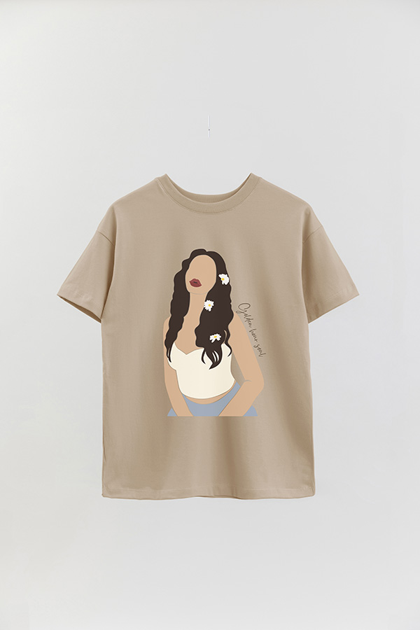 REMERA OVER ESTAMPADA GOLDEN HOUR