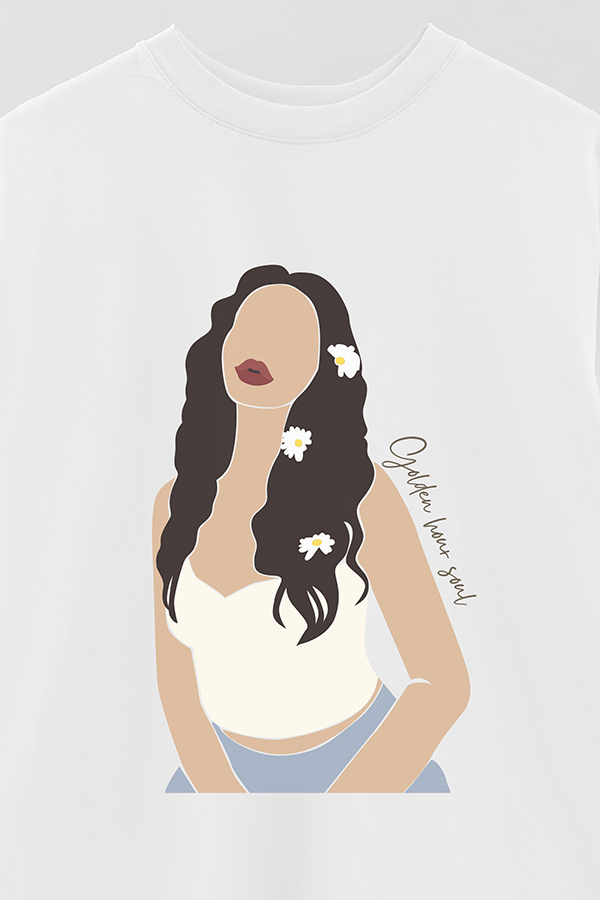 REMERA OVER ESTAMPADA GOLDEN HOUR