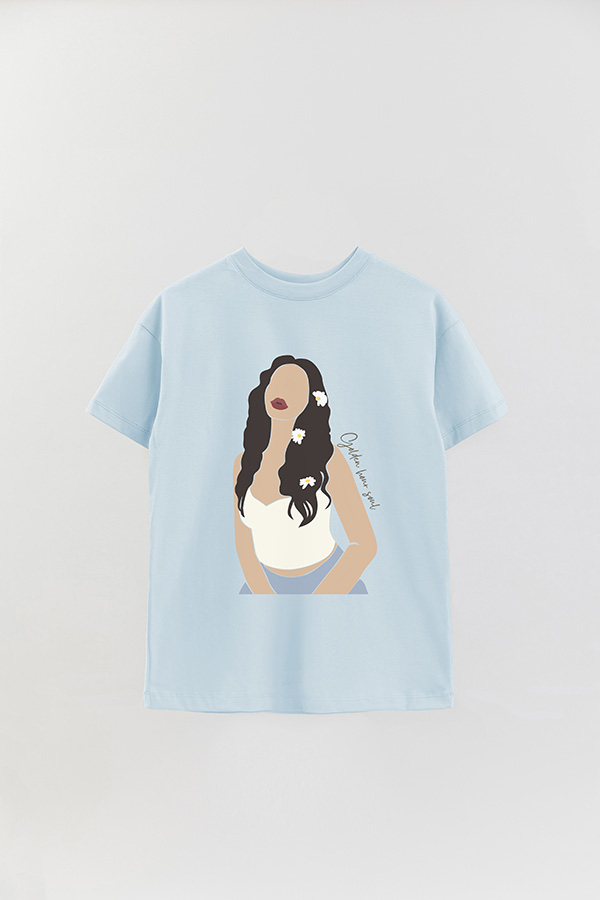 REMERA OVER ESTAMPADA GOLDEN HOUR