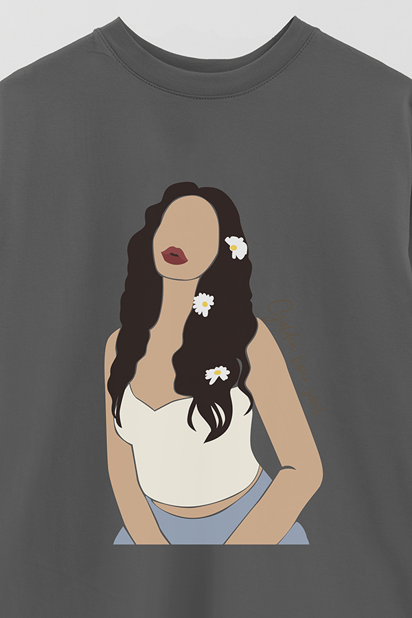 REMERA OVER ESTAMPADA GOLDEN HOUR